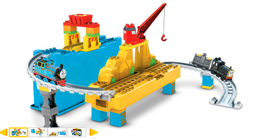 mega bloks train track